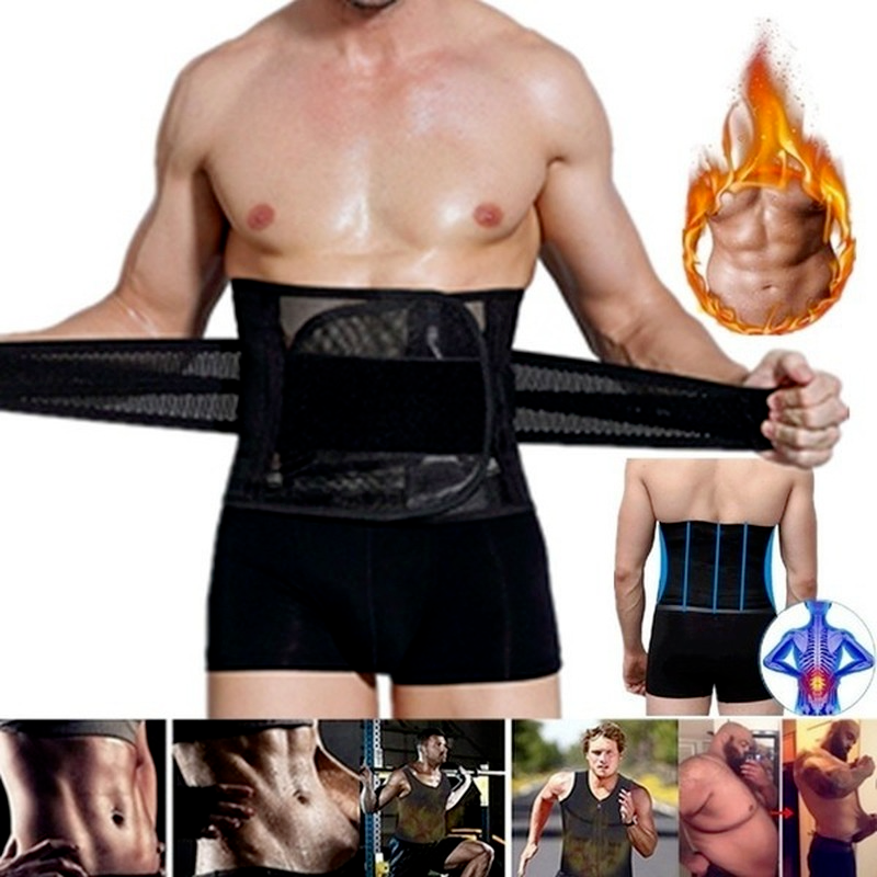 REDESS-faja moldeadora de cuerpo para hombre, faja para traje, modelador de cintura, cinturón de entrenamiento de Fitness