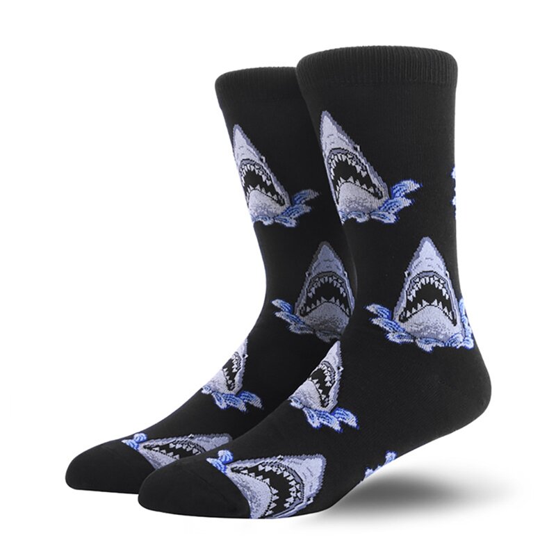 14 farben Casual Socken Tier Gedruckt Anti-slip Atmungsaktive Baumwolle Spandex Strumpfwaren Schuhe Zubehör