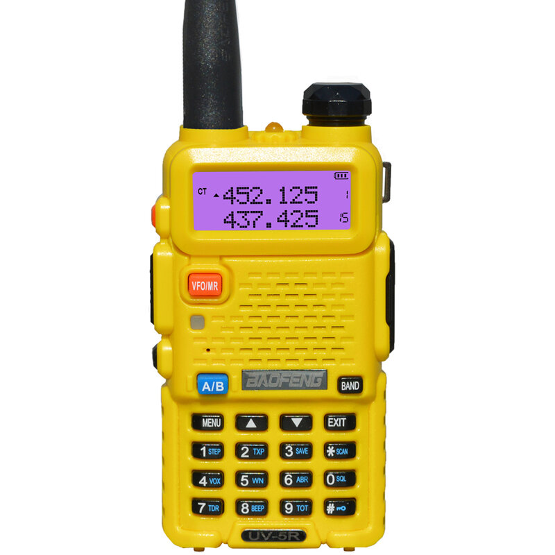 BaoFeng walkie talkie UV-5R zwei weg cb radio upgrade version baofeng uv5r 128CH 5W VHF UHF 136-174mhz & 400-520Mhz