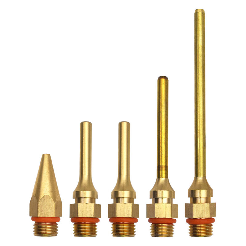 Pure Copper Hot Melt Glue Gun Nozzle 2.0x34mm 2.0x70mm 3.0x50mm 2.0x50mm 2.0x100mm Long Short Small-bore Large Diameter