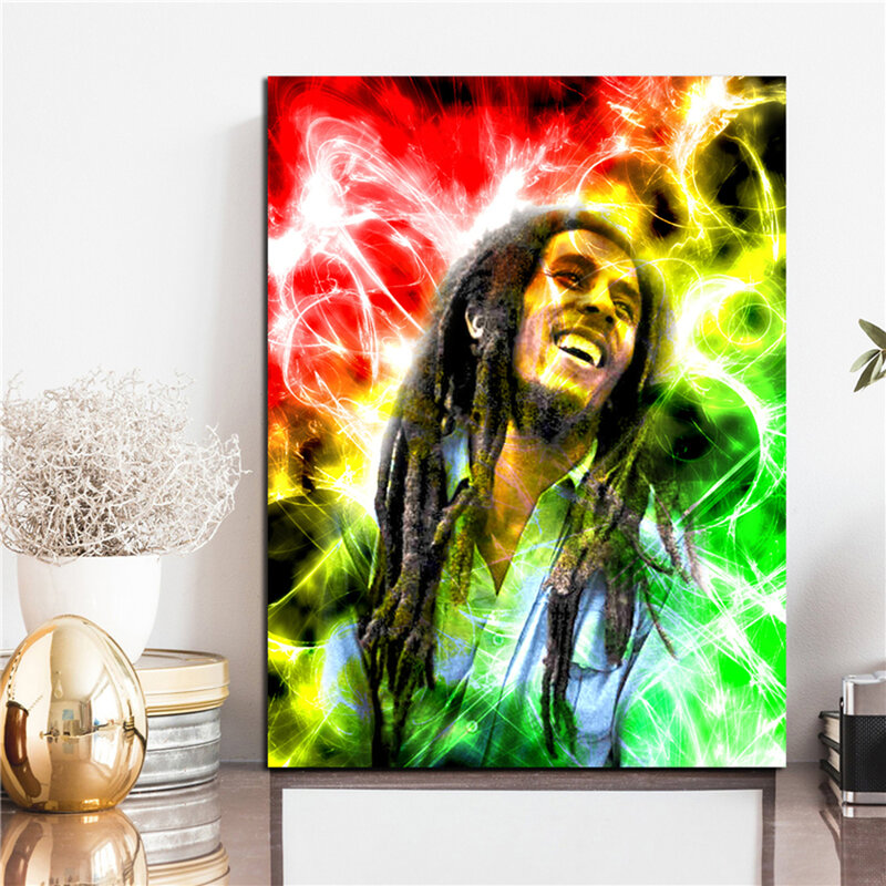 broderie diamant Bob Marley Portrait 5d- Livraison Gratuite
