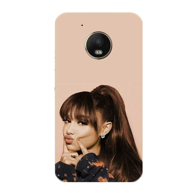 Ariana Grande AG edulcorante Arco Iris estampado suave de goma caso para Motorola Moto G7 de G6 G5 G5S E4 E5 más G4 jugar cubierta