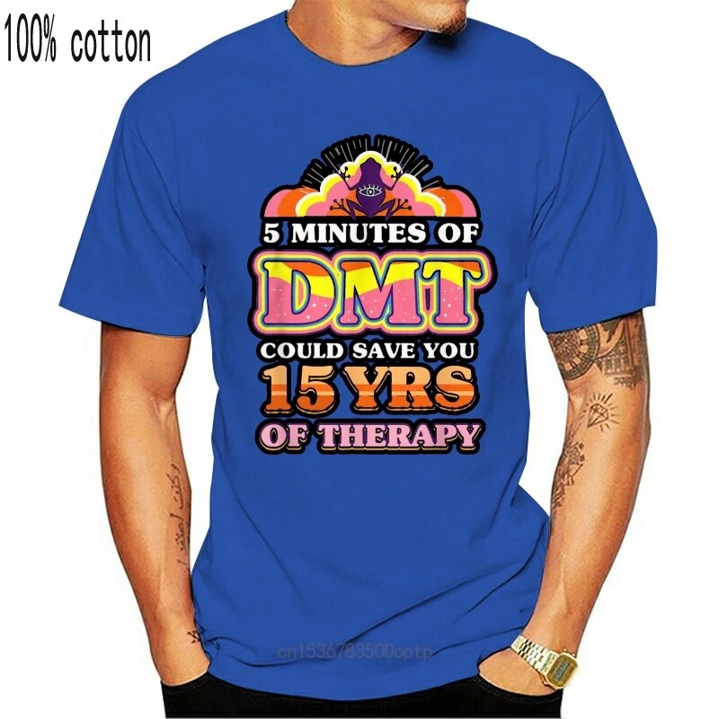 Новинка Мужская футболка Dmt Spirit молекулы психоделическая смешная женская футболка 5 м