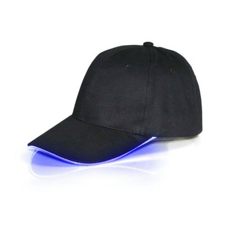 Крутой светодиодный светильник бейсбольные кепки светящиеся регулируемые шляпы идеально подходят для вечерние хип-хоп бега и более горяча...