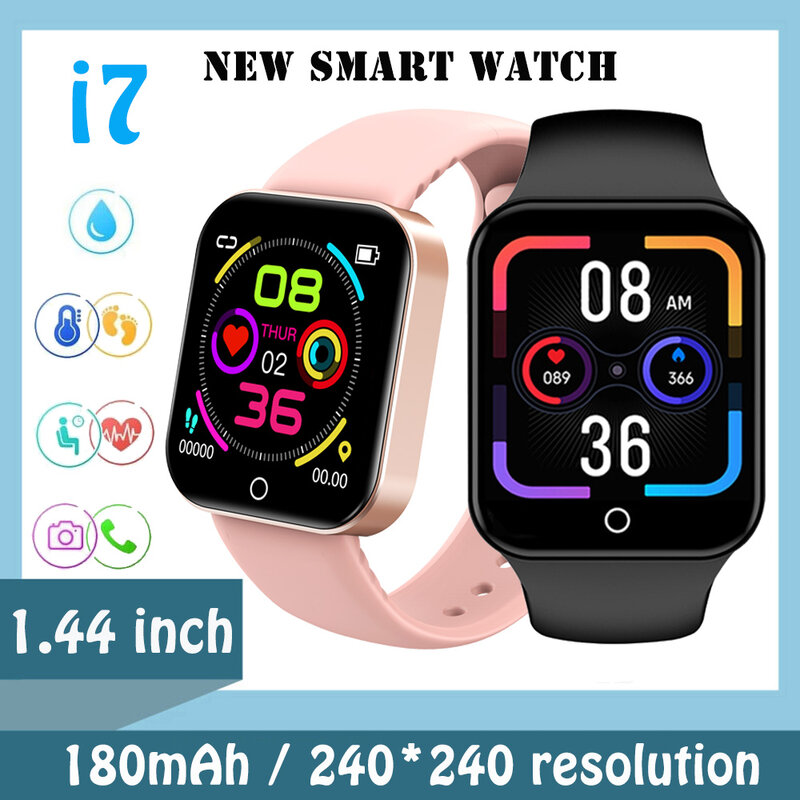 Reloj inteligente IWO serie 8 para hombre, Smartwatch con Monitor de ritmo cardíaco, Fitness, Y78, PK i7 pro