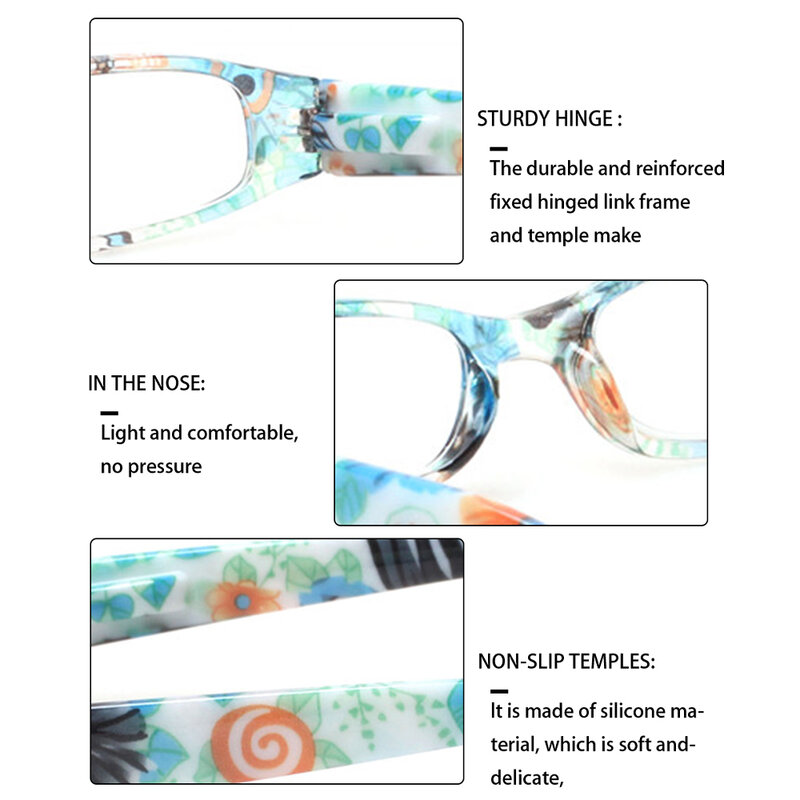 Boncamor-gafas de lectura con marco Rectangular para hombre y mujer, lentes de lectura graduadas, con bisagra de primavera, hermoso Color, a la moda