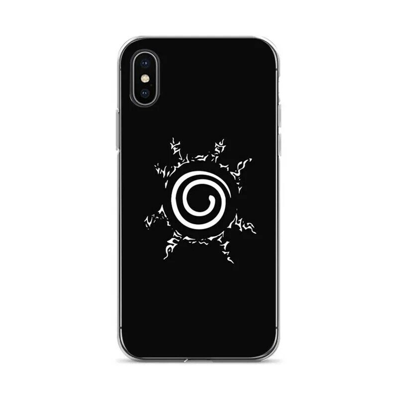Naruto Shippuden-funda de teléfono de silicona para iPhone, 7, 7plus, 8, 8plus, X, XS, XR, max, 55s, 6, 6S, 6plus, 11 pro