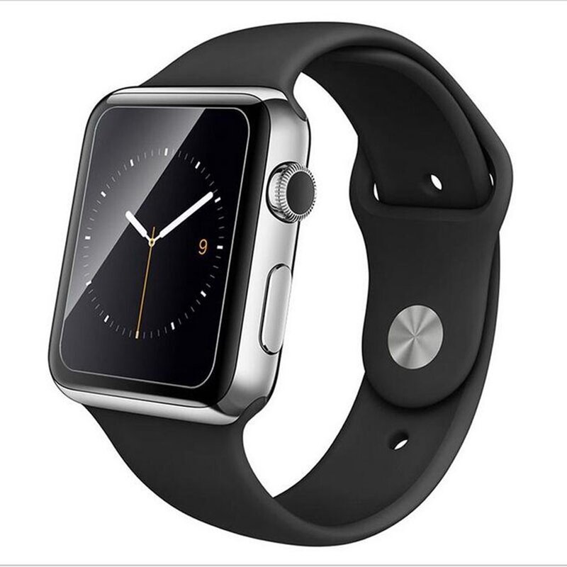 Película protectora ultrafina para reloj inteligente, resistente a manchas, vidrio templado a prueba de roturas, para protección de Apple Watch