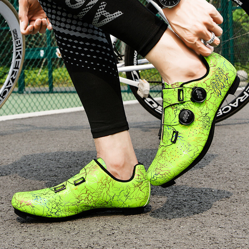Zapatos de ciclismo de carretera, zapatilla de deporte para ciclismo de montaña, Ciclismo de Carretera, calzado plano