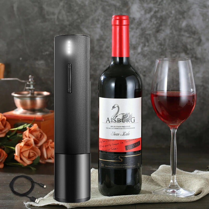 Automatische Flasche Opener Wein Öffner Elektrische Rotwein Korkenzieher Öffner USB Aufladbare Jar Opener Küche Zubehör Opener