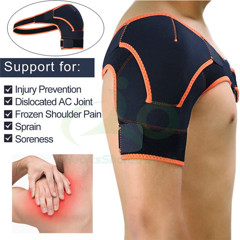 조정 가능한 어깨 보호대 스포츠 어깨 보호대 안티 스트레인 조절 보호 어깨 끈