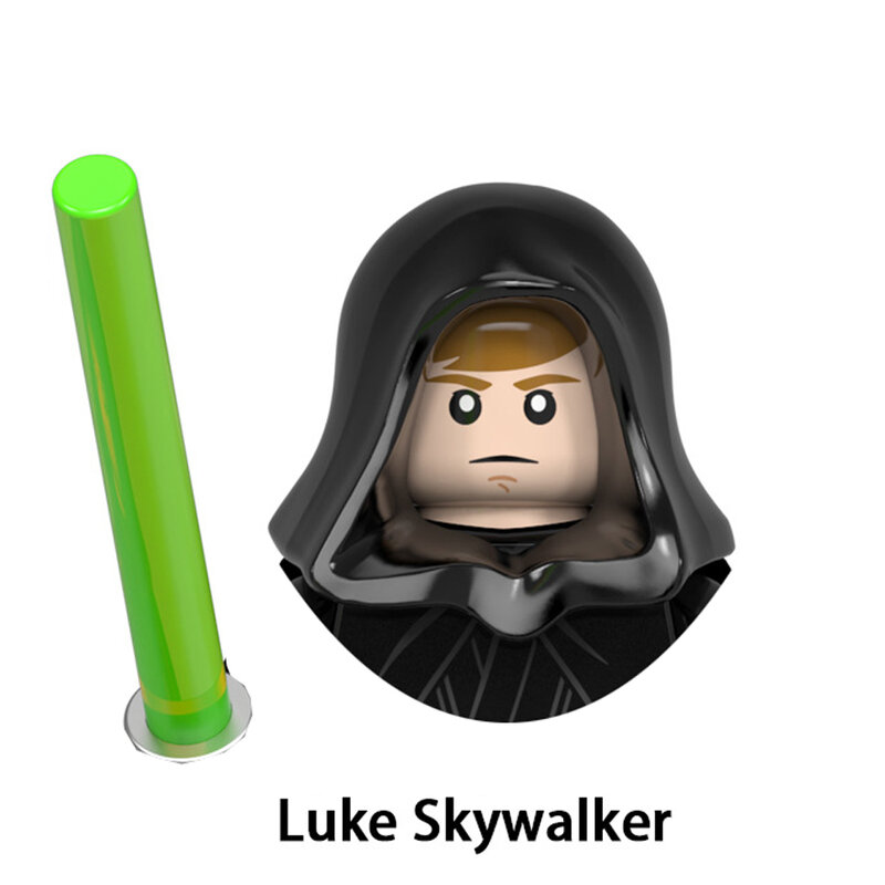 Disney Obi-Wan Kenobi Luke Skywalker Yoda Building Blocks Ahsoka Tano Sith Kylo Ren Count Dooku Kanan Jarrus Action Figures Toys