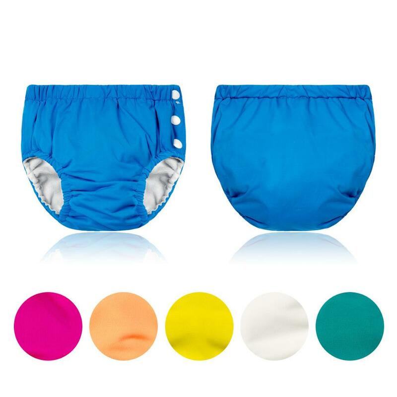 Baby Swim Nappy Diaper Cover Waterproof Swimwear Cloth Nappies Swimming Trunks Pool Pants Infant Toddler Kids Boys Girls Panties