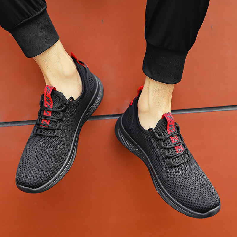 Damyuan – baskets en maille confortables et légères pour homme, chaussures de marche décontractées, 2020