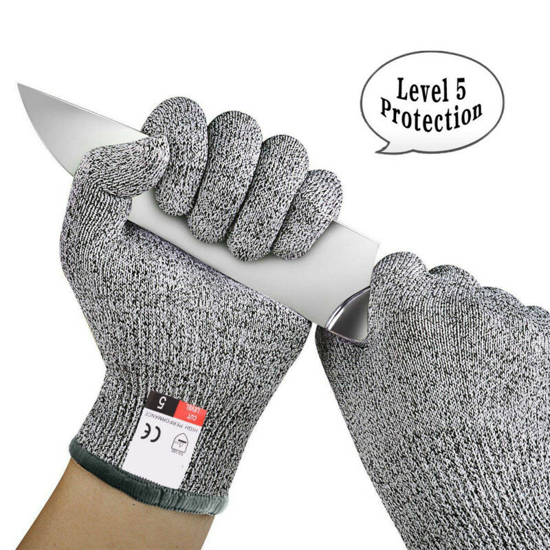Anti-cut Outdoor Angeln Handschuhe Messer Cut Beständig Schutz Touch Screen Anti-Slip Ultra-dünnen Stahl Draht mesh Handschuhe