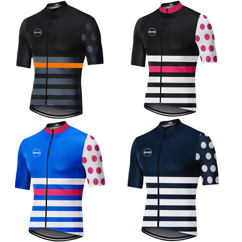2022 letnia koszulka rowerowa dżersej męski rowerowy z krótkim rękawem odzież sportowa koszulka szosowa maillot ciclismo Hombre Team Shirt