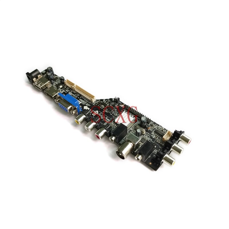 KIT de lecteur de disque LCD VGA AV USB compatible HDMI, 1366x768, LVDS-30Pin, 2CCFL, compatible LM156WH1, M156B1, DVB, carte de Signal numérique