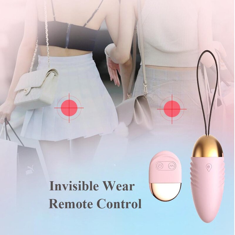 EXVOID Fernbedienung Ei Vibrator Sex Spielzeug für Frauen Starke Vibration Klitoris Stimulator G-Spot Massager Vibratoren für Frau Orgasmus