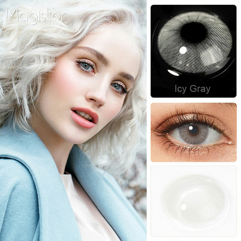 HIDROCOR цветные линзы ed 1 пара натуральных контактных линз, цветные контактные линзы для глаз, контактные линзы для красоты, линзы для глаз