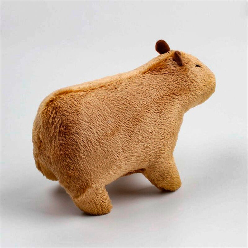 منفوش Capybara أفخم دمية Kawaii Capybara دمية محشوة محاكاة الحيوانات المحشوة الاطفال juguداعي هدية عيد ميلاد ديكور المنزل
