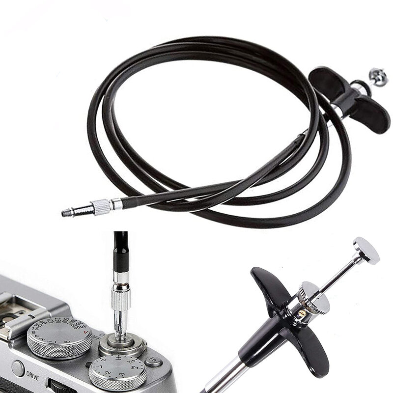 Cable de Control de liberación de obturador mecánico para cámara Digital/cámara de película, 40cm/70cm/100cm