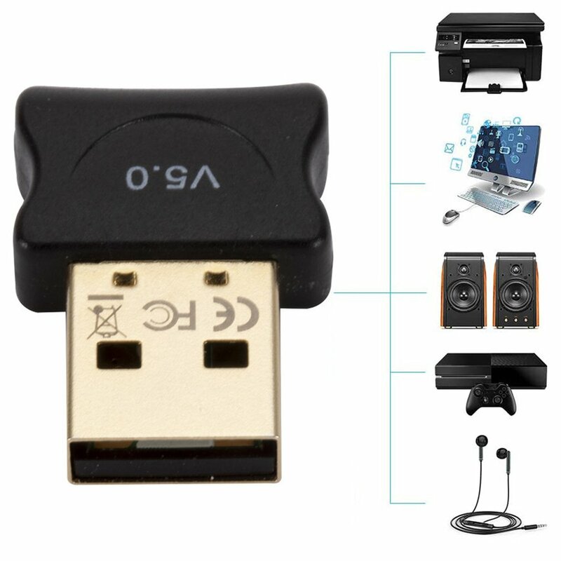 Adaptateur sans fil 5.0 BT630, Dongle, USB, pour ordinateur portable, souris