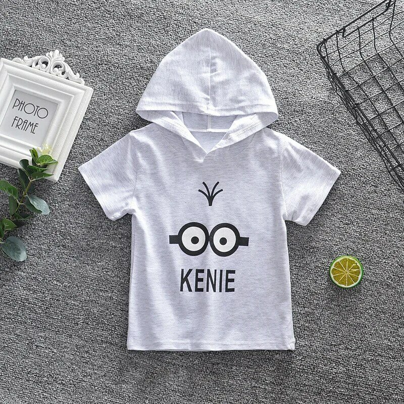 Childrenswear Summer Wear New Style 2020 Kids CHILDREN'S Short-sleeved Clothes BOY'S T-shirt BABY'S Top a Generation  Active