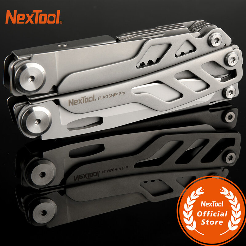 NEXTOOL Flagship Pro 16 в 1 или Mini Flagship 10 в 1 многофункциональный инструмент EDC карманные плоскогубцы Набор отверток с ножевым замком