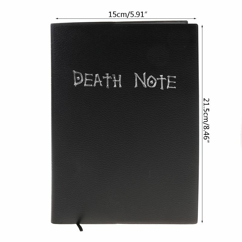 Death Note Cosplay Notebook & Feather Pen Book Animation Art Writing Journal