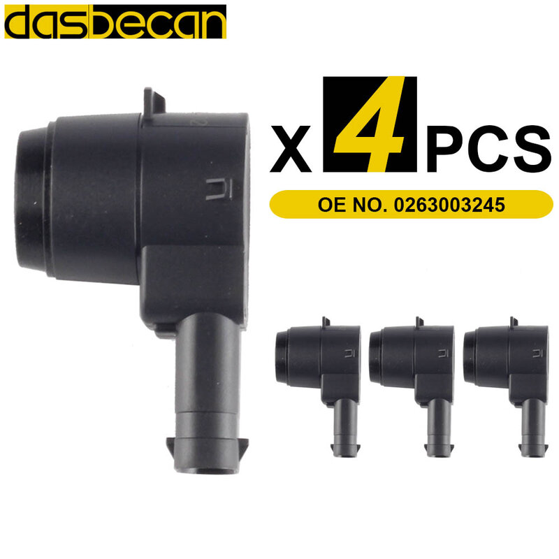 Dasbecan 4PC New Parking Distance Control Assist Sensors For Mercedes-benz 2007-2014 C-Class 0263003245 0263003475 A0009052402