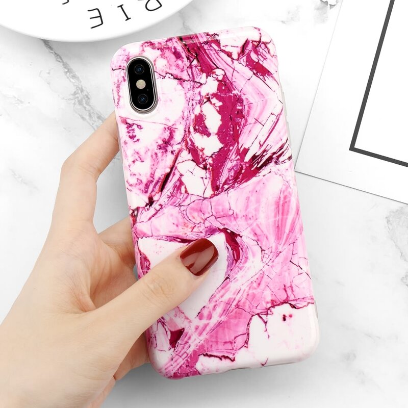 Marble Stone Phone Case for IPhone 11 Pro Xr X XS Max Xr 7 8 Plus SE2020 Luxury Ink Painting Soft Silicone Shockproof Slim Cover