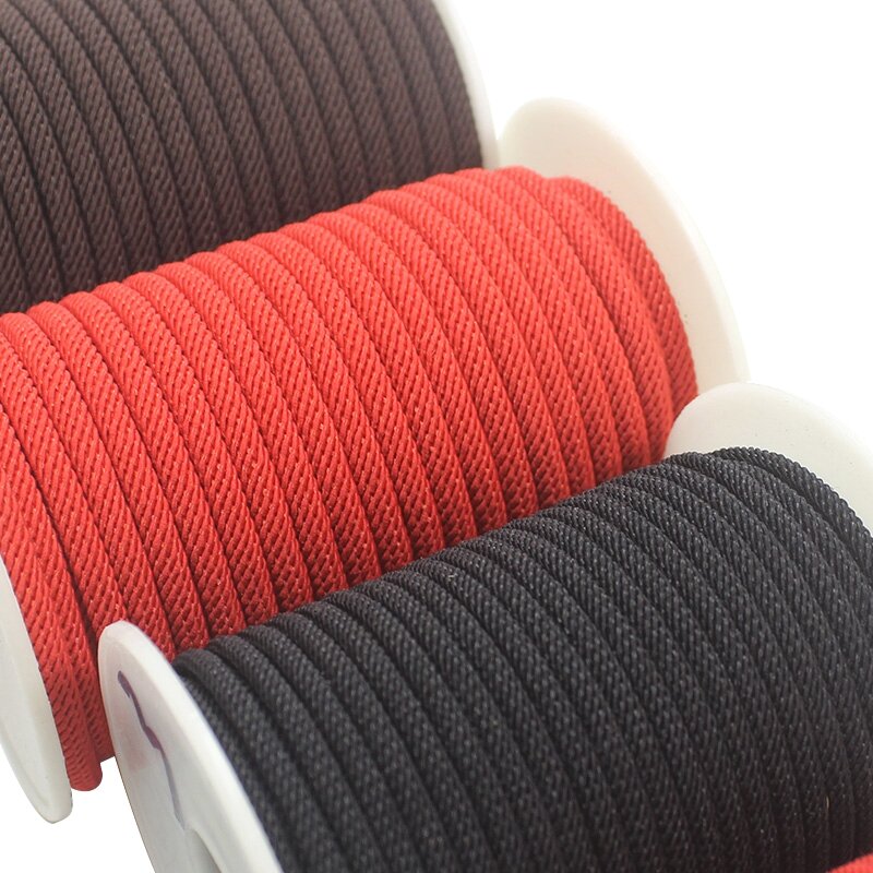 2.5/3/4/5mm Braided Rope DIY Necklace Bracelet Making Finding Jewelry Accessories Milan Rope Field Survival Rope