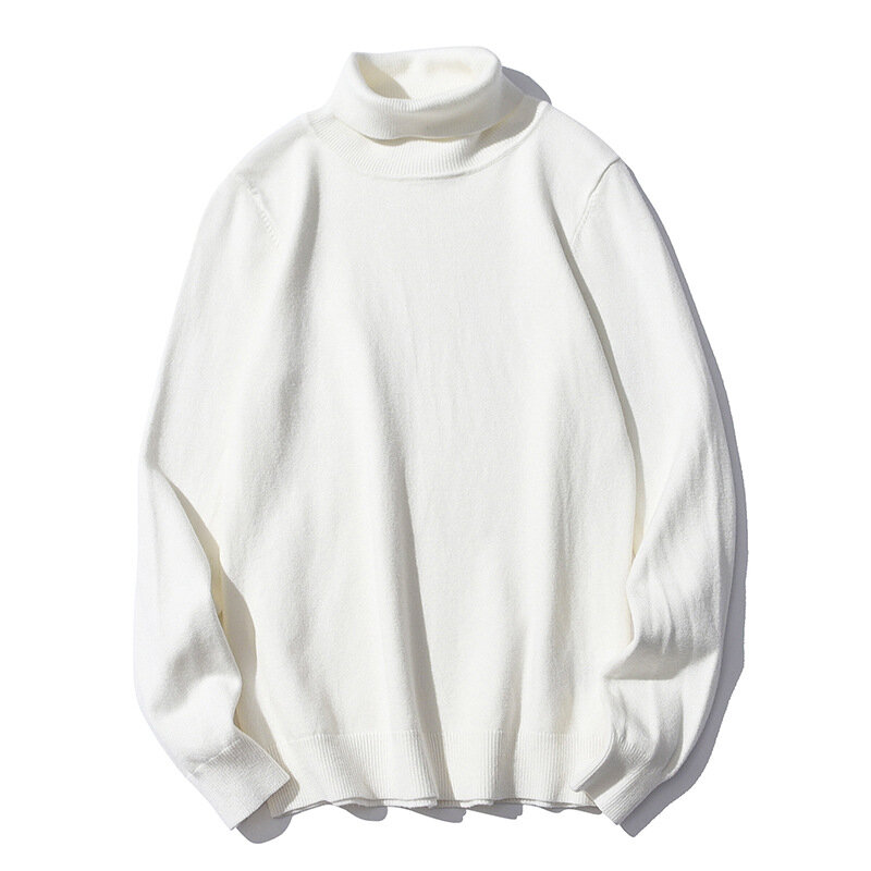Men's Fall/Winter 2021 Men's Sweater Turtleneck Slim Fit Warm Wool Base Shirt cardigans  mens sweaters