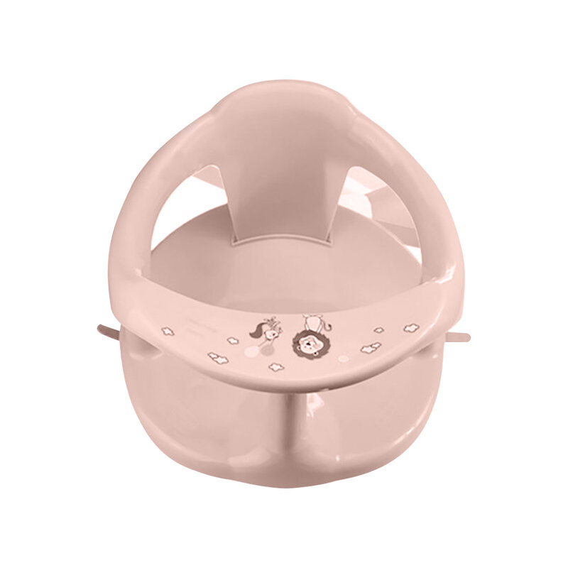 Siège de bain en plastique pour bébé, pliable, avec Support arrière et ventouses, siège de bain Stable