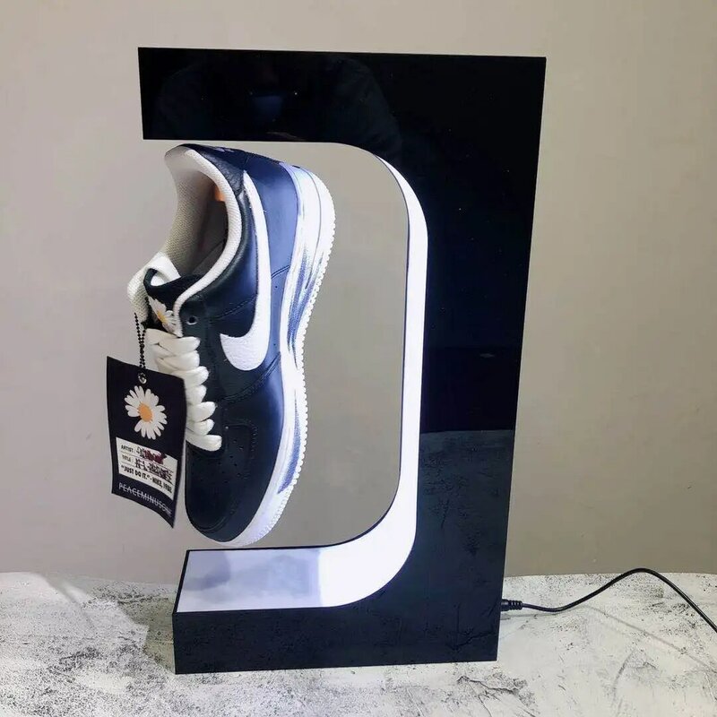 Magnetic Levitation Floating Shoe Display Stand ,Sneaker Stand, House,Holds 500g Weight,Levitating gap 20mm SEND BY RAIL or SEA