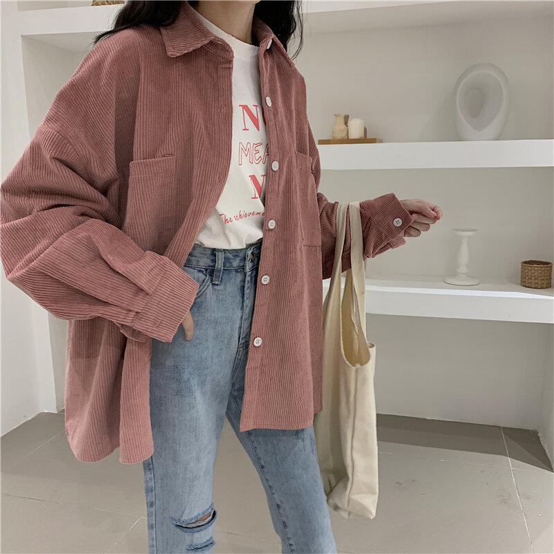 Sur-chemise décontractée pour femmes, collection printemps automne 2019, vêtement de travail, très tendance, BC134