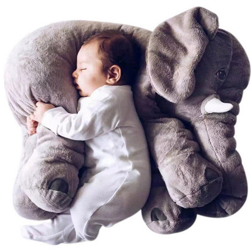 Cartoon Elephant Doll Pillow Newborns Baby Cotton Bedding Pillows Kid Neck Pillow Infant Cute Toys Nursing Breastfeeding Cushion