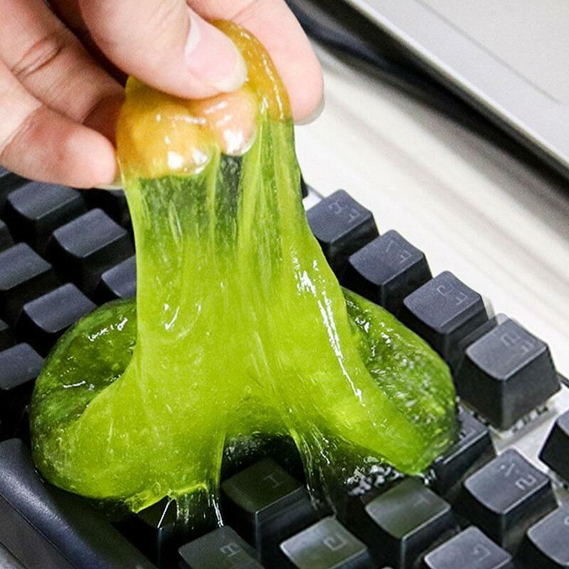 60ml Reusable Computer Clean Soft Glue Multi-Function Keyboard Dust Removal Cleaning Soft Glue Slime Universal Cleaning Glue
