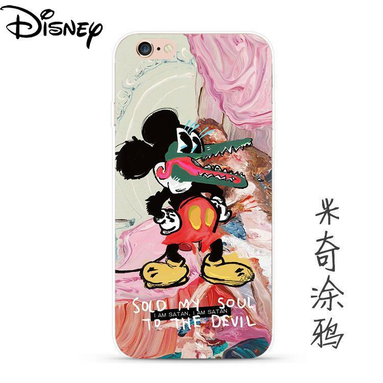 Disney Cartoon Mickey Mouse śliczne osobowość twórcza silikonowy futerał na telefon dla IPhone 7/8P/X/XR/XS/XSMAX/11/12PRO/12 etui na telefon