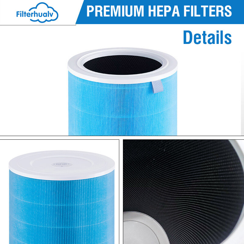 Pm 2,5 hepa filter xiaomi für xiaomi luft reiniger 2 2c 2h 2s 3 3c 3h pro aktivkohle filter xiaomi luft reiniger 2s filter