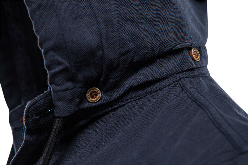 Camisa deportiva con capucha para hombre, Camisa informal de manga larga con botones, ajustada, ropa de calle, talla estadounidense