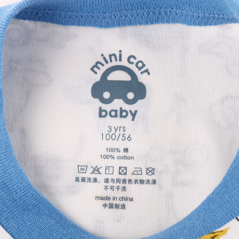 Setelan Piyama Anak Baju Tidur Bayi Atasan + Celana Lengan Panjang Bayi Baru Lahir Katun Baju Balita 2 Potong
