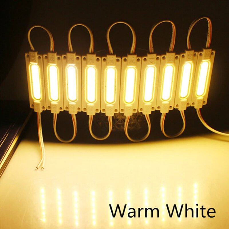 20pcs 1.5W COB led module Light Advertising lamp Led Sign Backlights IP65 Waterproof 12V warm white/red/blue/Green/Yellow