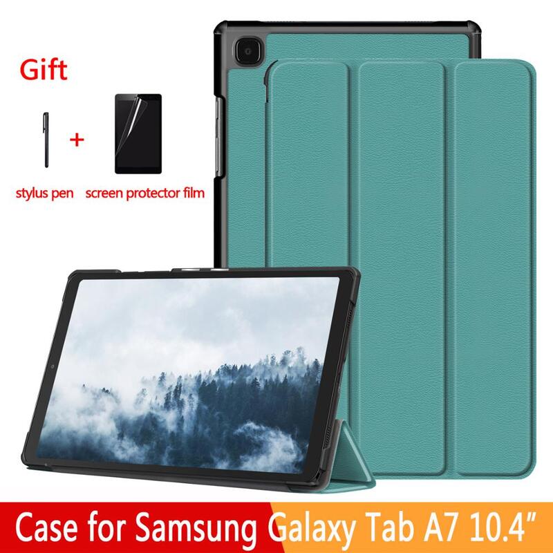 Sprawa dla Samsung Galaxy Tab A7 10.4 SM-T500/T505 Tablet regulowany składany stojak pokrywa dla Samsung Galaxy Tab A7 10.4 2020 przypadku