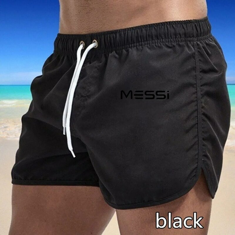 Calções masculinos calças de verão solto calções de secagem rápida calças de três pontos calças de desporto ao ar livre masculino jogging calções de praia respirável