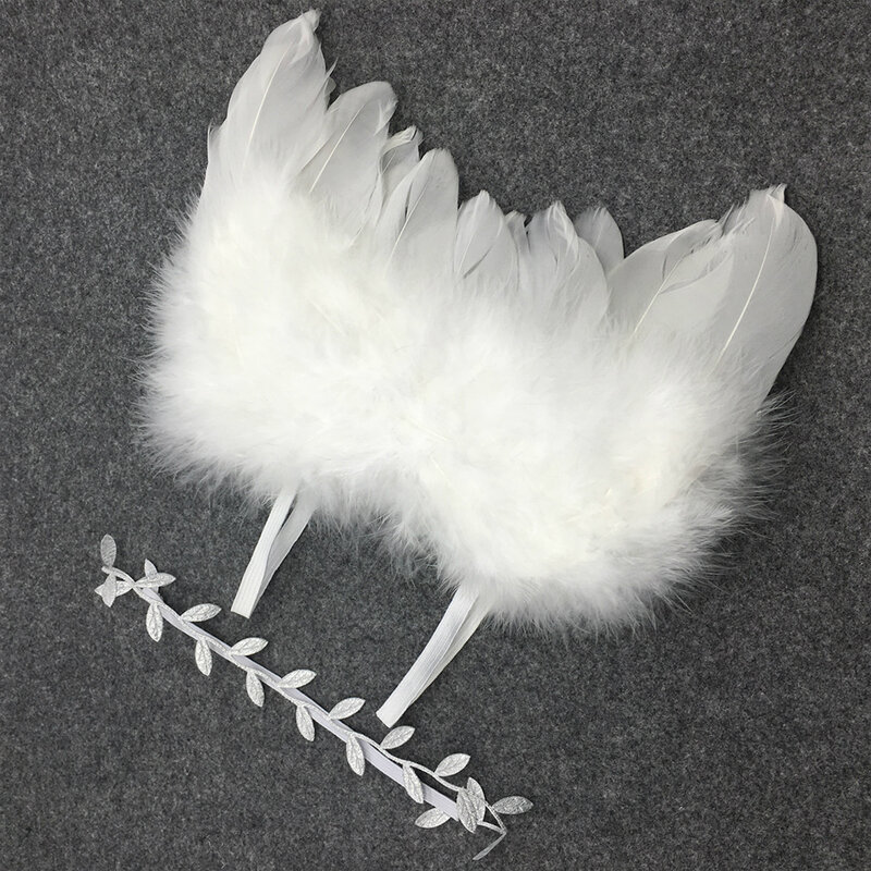 신생아 사진 액세서리 천사 날개 아기 사진 소품 의상 수제 아기 사진 크로 셰 뜨개질 아기 의상