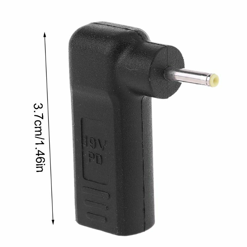 Type-c Female to 2.5x0.7mm Male Plug Charging Cable Power Adapter for Laptop U1JA