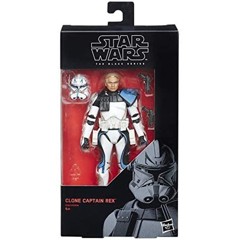 Figuras de acción de Star Wars Para Niños, Clone de la serie Black, Capitán Rex, modelo Original, juguetes para niños