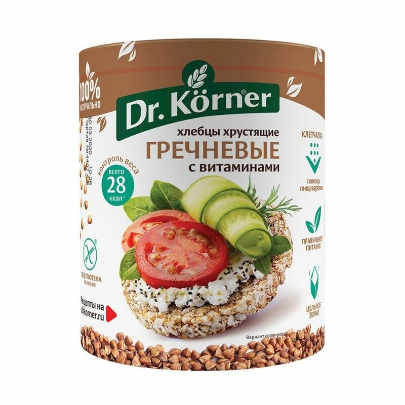 Dr Korner-pan de trigo sarraceno con vitaminas para adultos, comida saludable, galletas, aperitivos, dulces, nutrición deportiva, sin aditivos, dieta sin azúcar, vegana, pérdida de peso, bajo en calorías