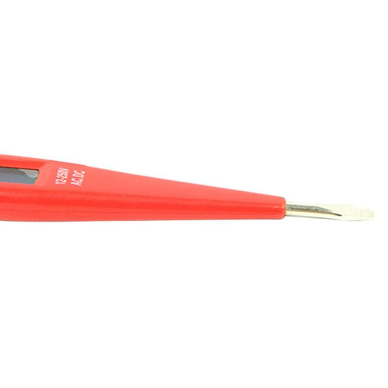 Lápis de teste digital aleatoriamente em lcd, caneta de teste ac dc 12-250v testador de voltagem elétrica detector de ferramentas para eletricista